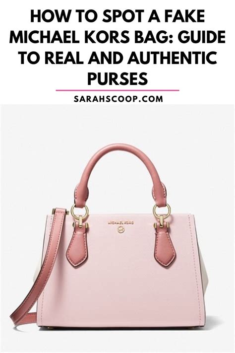 how to spot fake michael kors handbag|michael kors purse authentic.